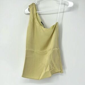 Luisa Cerano NWT one shoulder tank top women’s 6